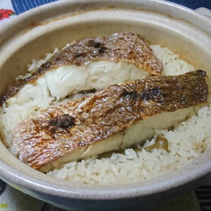 鯛ごはん♪